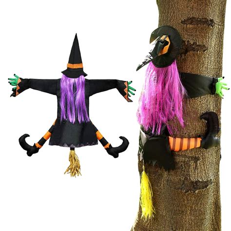 The Perfect Addition to Your Halloween Display: Crashing Witch Tree Decor